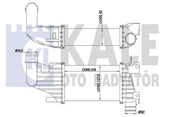 Kale Oto Radiator 345025 Інтеркулер 345025: Купити в Україні - Добра ціна на EXIST.UA!