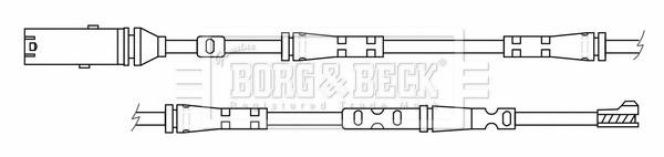 Borg & beck BWL3189 Конт. попер. сигналу, знос гальм. накл. BWL3189: Купити в Україні - Добра ціна на EXIST.UA!