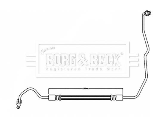 Borg & beck BBH8597 Гальмівний шланг BBH8597: Купити в Україні - Добра ціна на EXIST.UA!