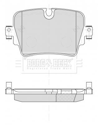 Borg & beck BBP2507 Гальмівні колодки, комплект BBP2507: Купити в Україні - Добра ціна на EXIST.UA!