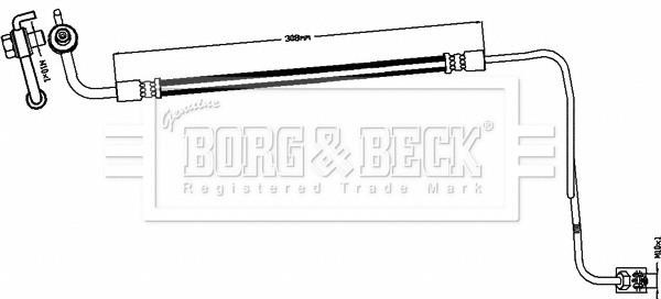 Borg & beck BBH8497 Гальмівний шланг BBH8497: Купити в Україні - Добра ціна на EXIST.UA!