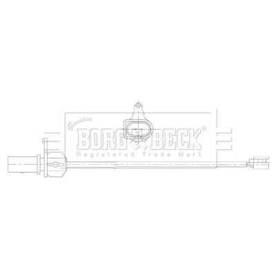 Borg & beck BWL3221 Датчик зносу гальмівних колодок BWL3221: Купити в Україні - Добра ціна на EXIST.UA!