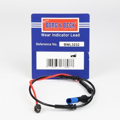 Borg & beck BWL3232 Датчик зносу гальмівних колодок BWL3232: Купити в Україні - Добра ціна на EXIST.UA!