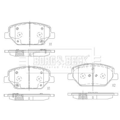 Купить Borg & beck BBP2687 по низкой цене в Украине!