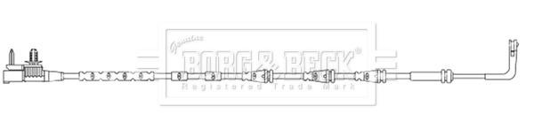 Borg & beck BWL3226 Датчик зносу гальмівних колодок BWL3226: Купити в Україні - Добра ціна на EXIST.UA!