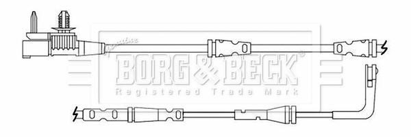 Borg & beck BWL3214 Датчик зносу гальмівних колодок BWL3214: Купити в Україні - Добра ціна на EXIST.UA!