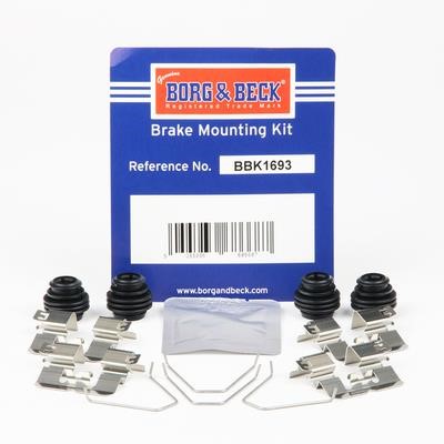 Borg & beck BBK1693 Комплект монтажний гальмівних колодок BBK1693: Купити в Україні - Добра ціна на EXIST.UA!