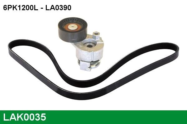 Lucas Electrical LAK0035 Ремінь поліклиновий, комплект LAK0035: Купити в Україні - Добра ціна на EXIST.UA!