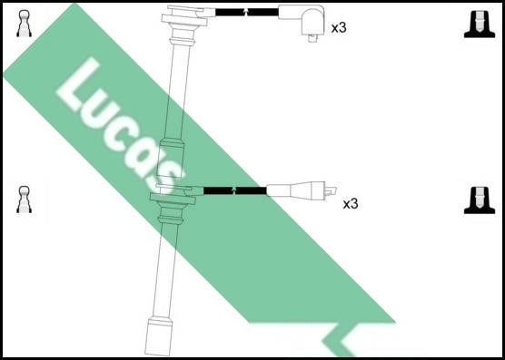 Lucas Electrical LUC4251 Дроти високовольтні, комплект LUC4251: Купити в Україні - Добра ціна на EXIST.UA!
