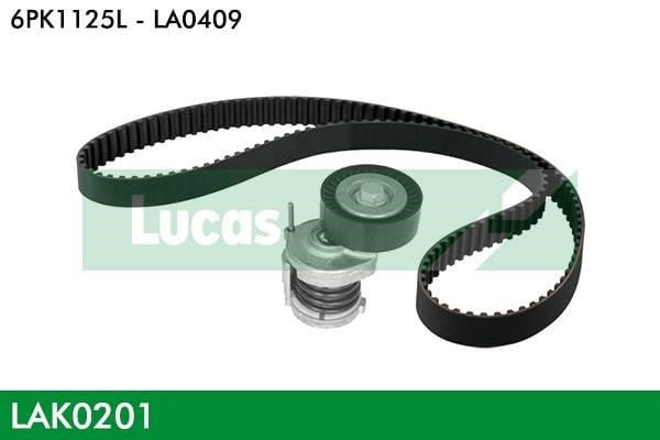 Lucas diesel LAK0201 Комплект ременя генератора LAK0201: Купити в Україні - Добра ціна на EXIST.UA!