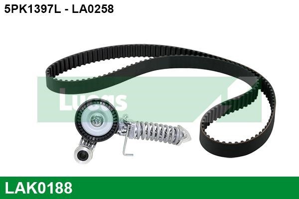 Lucas diesel LAK0188 Ремінь поліклиновий, комплект LAK0188: Купити в Україні - Добра ціна на EXIST.UA!