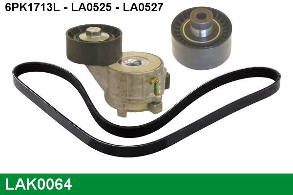 Lucas diesel LAK0064 Комплект ременя генератора LAK0064: Купити в Україні - Добра ціна на EXIST.UA!