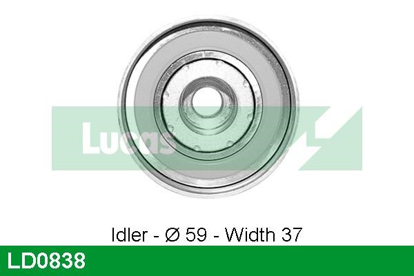Lucas diesel LD0838 Ролик ременя ГРМ LD0838: Купити в Україні - Добра ціна на EXIST.UA!