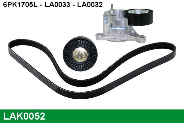 Lucas diesel LAK0052 Комплект ременя генератора LAK0052: Купити в Україні - Добра ціна на EXIST.UA!