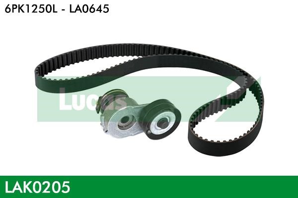 Lucas Electrical LAK0205 Комплект ременя генератора LAK0205: Купити в Україні - Добра ціна на EXIST.UA!