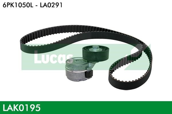 Lucas Electrical LAK0195 Комплект ременя генератора LAK0195: Купити в Україні - Добра ціна на EXIST.UA!