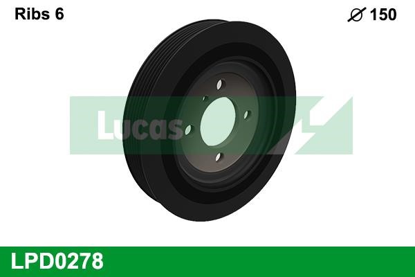 Lucas Electrical LPD0278 Шків, колінчатий вал LPD0278: Купити в Україні - Добра ціна на EXIST.UA!