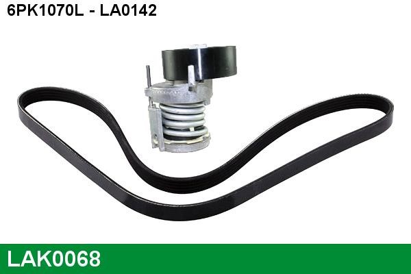 Lucas Electrical LAK0068 Комплект ременя генератора LAK0068: Купити в Україні - Добра ціна на EXIST.UA!