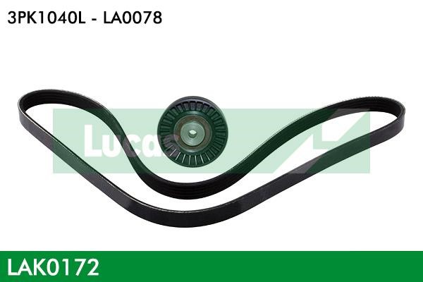 Lucas Electrical LAK0172 Комплект ременя генератора LAK0172: Купити в Україні - Добра ціна на EXIST.UA!