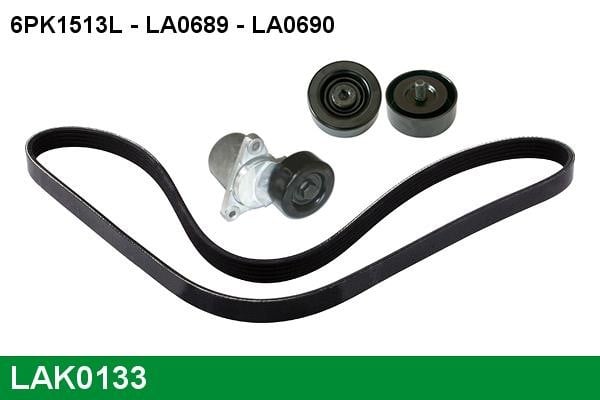 Lucas Electrical LAK0133 Ремінь поліклиновий, комплект LAK0133: Купити в Україні - Добра ціна на EXIST.UA!