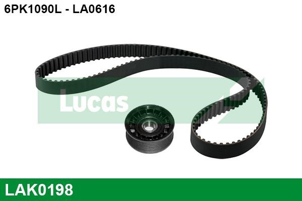Lucas Electrical LAK0198 Комплект ременя генератора LAK0198: Купити в Україні - Добра ціна на EXIST.UA!