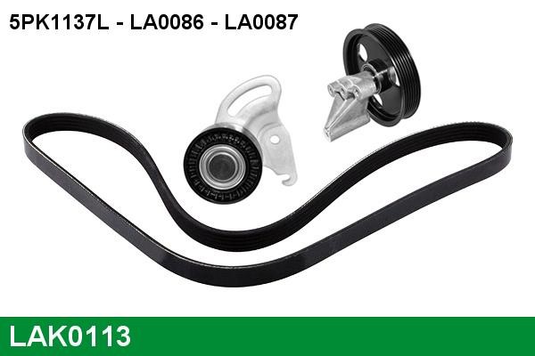 Lucas Electrical LAK0113 Ремінь поліклиновий, комплект LAK0113: Купити в Україні - Добра ціна на EXIST.UA!