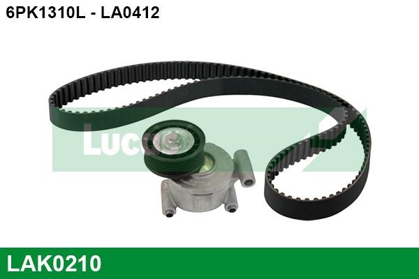 Lucas diesel LAK0210 Комплект ременя генератора LAK0210: Купити в Україні - Добра ціна на EXIST.UA!