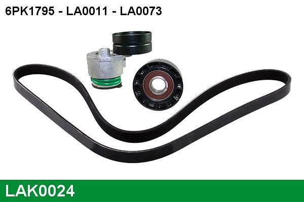 Lucas diesel LAK0024 Комплект ременя генератора LAK0024: Купити в Україні - Добра ціна на EXIST.UA!