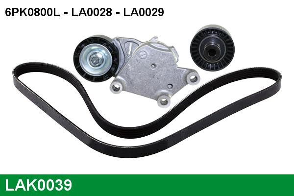 Lucas diesel LAK0039 Комплект ременя генератора LAK0039: Купити в Україні - Добра ціна на EXIST.UA!