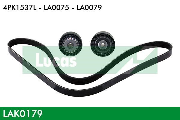 Lucas diesel LAK0179 Комплект ременя генератора LAK0179: Купити в Україні - Добра ціна на EXIST.UA!