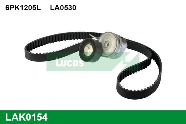 Lucas diesel LAK0154 Комплект ременя генератора LAK0154: Купити в Україні - Добра ціна на EXIST.UA!