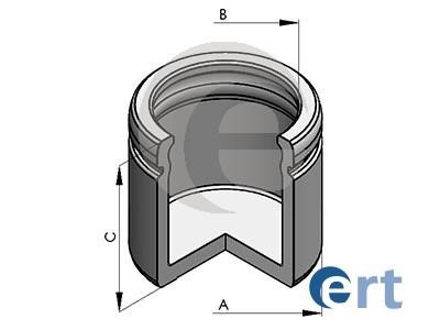 Ert 151763-C Поршень гальмівного супорту 151763C: Купити в Україні - Добра ціна на EXIST.UA!