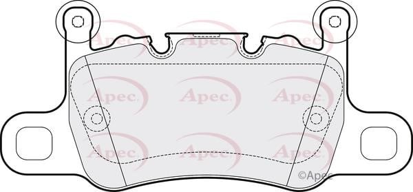 APEC braking PAD2128 Гальмівні колодки, комплект PAD2128: Купити в Україні - Добра ціна на EXIST.UA!