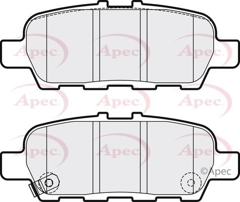 APEC braking PAD2165 Гальмівні колодки, комплект PAD2165: Купити в Україні - Добра ціна на EXIST.UA!