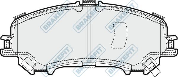 APEC braking PD3673 Гальмівні колодки, комплект PD3673: Купити в Україні - Добра ціна на EXIST.UA!