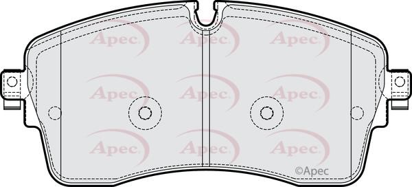 APEC braking PAD2286 Гальмівні колодки, комплект PAD2286: Купити в Україні - Добра ціна на EXIST.UA!