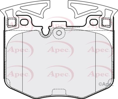 APEC braking PAD2147 Гальмівні колодки, комплект PAD2147: Купити в Україні - Добра ціна на EXIST.UA!
