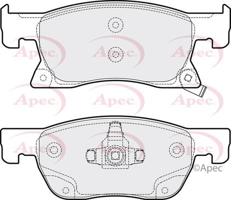 APEC braking PAD2103 Гальмівні колодки, комплект PAD2103: Купити в Україні - Добра ціна на EXIST.UA!