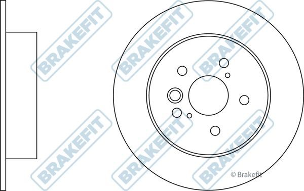 APEC braking SDK6126 Гальмівний диск SDK6126: Купити в Україні - Добра ціна на EXIST.UA!