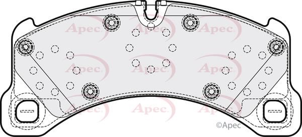 APEC braking PAD2203 Гальмівні колодки, комплект PAD2203: Купити в Україні - Добра ціна на EXIST.UA!