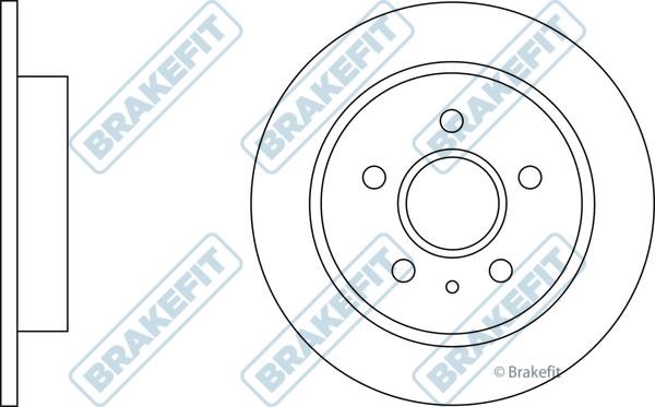 APEC braking SDK6150 Гальмівний диск SDK6150: Купити в Україні - Добра ціна на EXIST.UA!