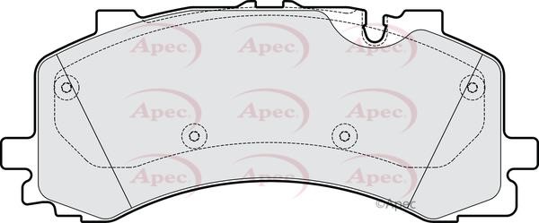 APEC braking PAD2167 Гальмівні колодки, комплект PAD2167: Купити в Україні - Добра ціна на EXIST.UA!