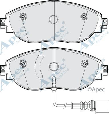 APEC braking PAD2304B Гальмівні колодки, комплект PAD2304B: Купити в Україні - Добра ціна на EXIST.UA!