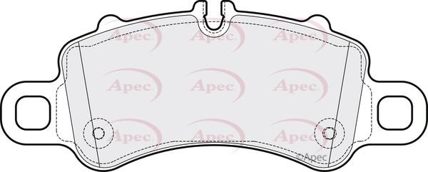 APEC braking PAD2142 Гальмівні колодки, комплект PAD2142: Купити в Україні - Добра ціна на EXIST.UA!
