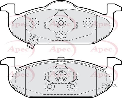 APEC braking PAD2177 Гальмівні колодки, комплект PAD2177: Купити в Україні - Добра ціна на EXIST.UA!