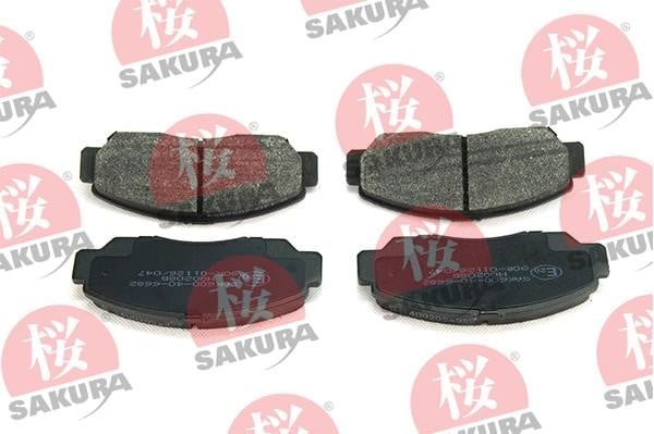 Sakura 600-40-6682 Гальмівні колодки, комплект 600406682: Купити в Україні - Добра ціна на EXIST.UA!