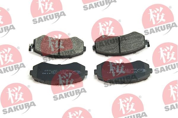 Sakura 600-10-4190 Гальмівні колодки, комплект 600104190: Купити в Україні - Добра ціна на EXIST.UA!