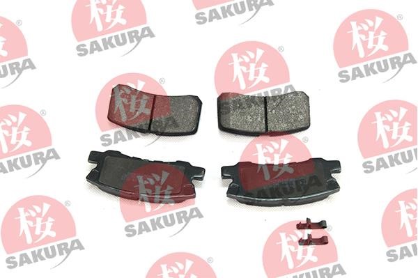 Sakura 601-50-4280 Гальмівні колодки, комплект 601504280: Купити в Україні - Добра ціна на EXIST.UA!