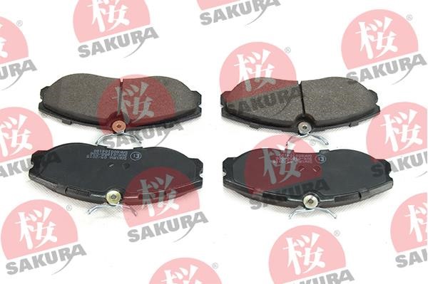Sakura 600-10-4180 Гальмівні колодки, комплект 600104180: Купити в Україні - Добра ціна на EXIST.UA!