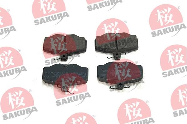 Sakura 601-10-4100 Гальмівні колодки, комплект 601104100: Купити в Україні - Добра ціна на EXIST.UA!